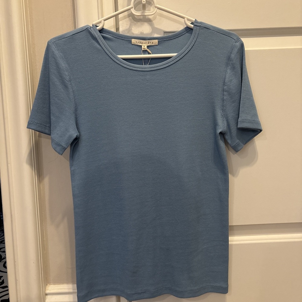 NWT Copper Key Shirt Womens Medium Blue